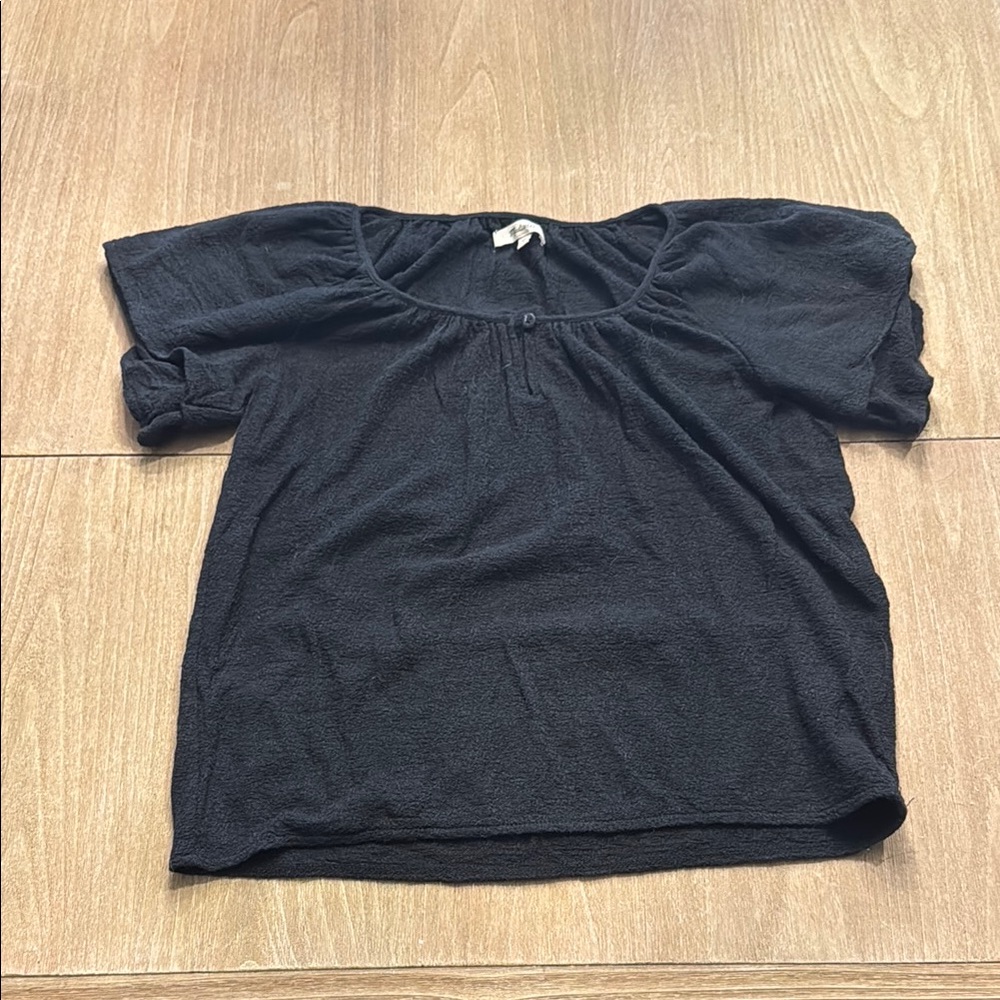 Madewell Black Blouse